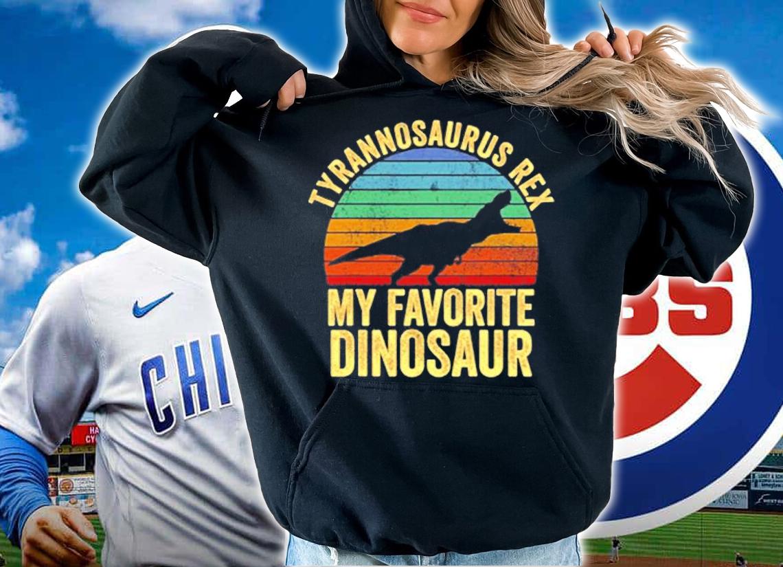 T Rex Is My Favorite Dinosaur Dino Lover Kids T-Shirt t-shirt hoodie