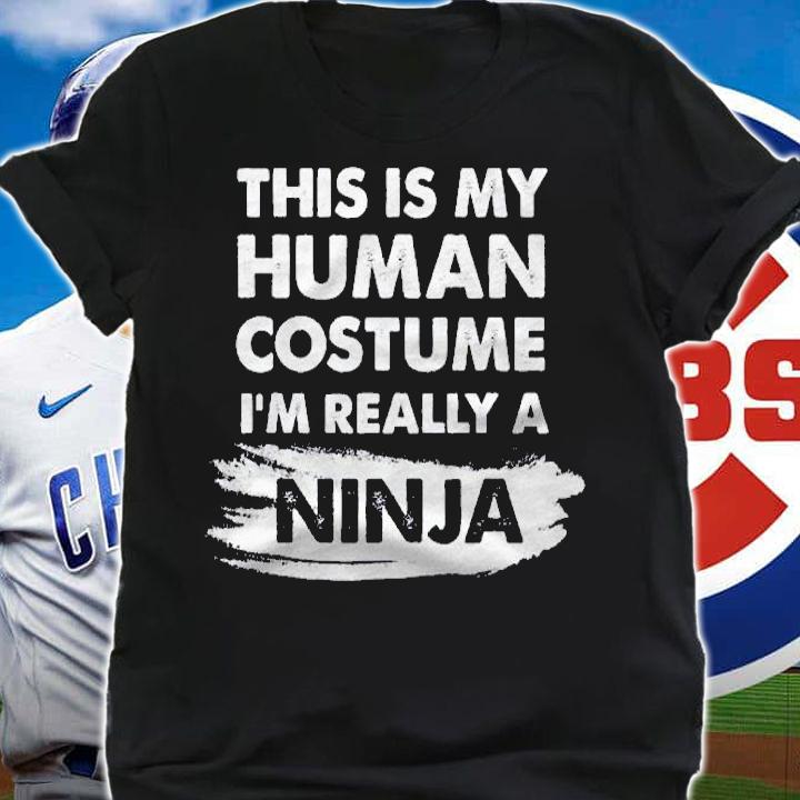 This Is My Human Costume Im Really A Ninja Shirt t-shirt shirt