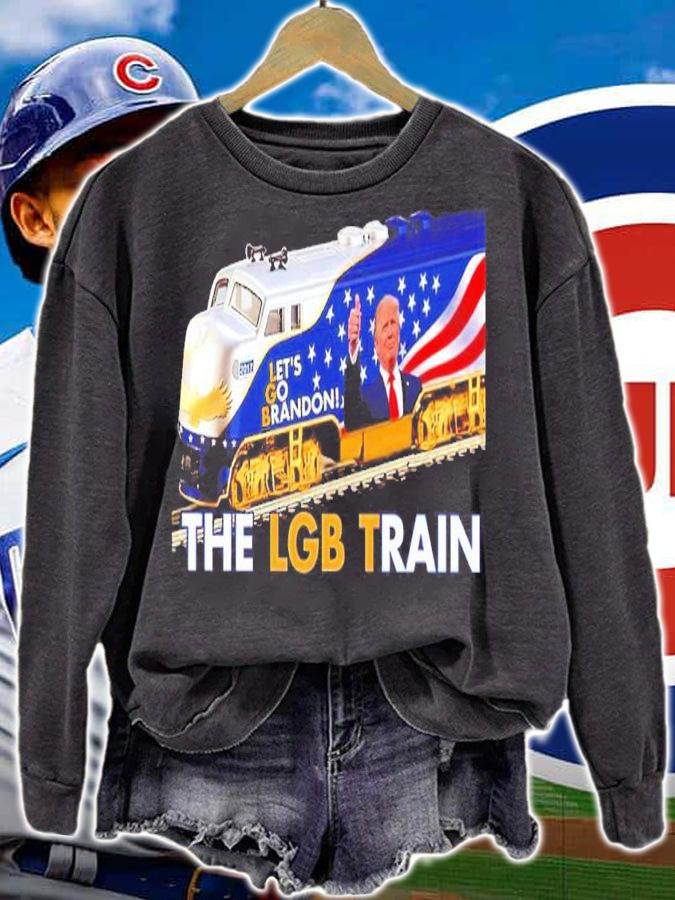 Trump Let's Go Brandon The LGB Train Shirt t-shirt