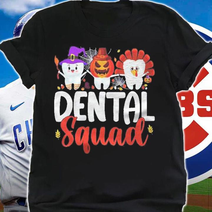 Dental Squad Tooth Dentist Halloween Family Shirt t-shirt shirt