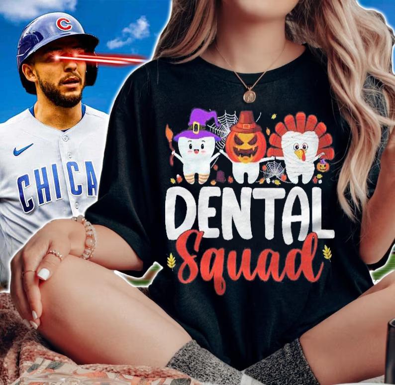 Dental Squad Tooth Dentist Halloween Family Shirt t-shirt woman shirt
