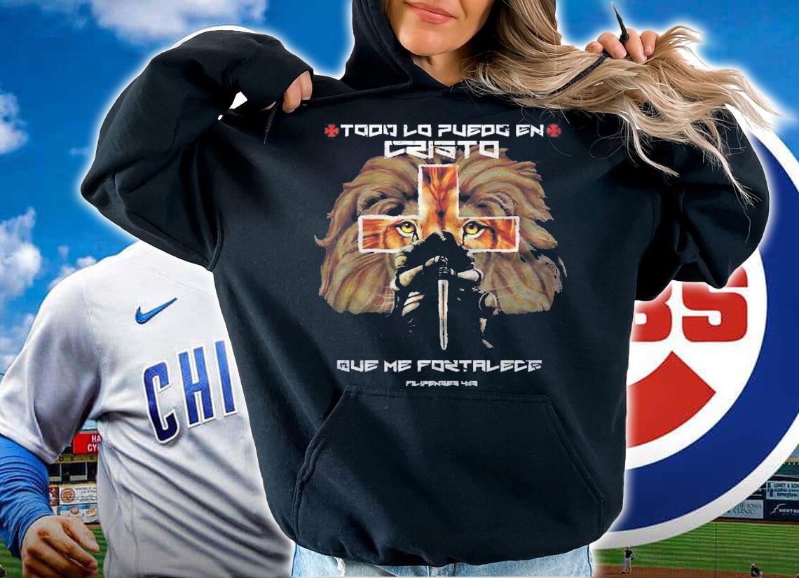Espaol Spanish Christian Gifts Cross Lion Filipenses 413 Premium Shirt t-shirt hoodie