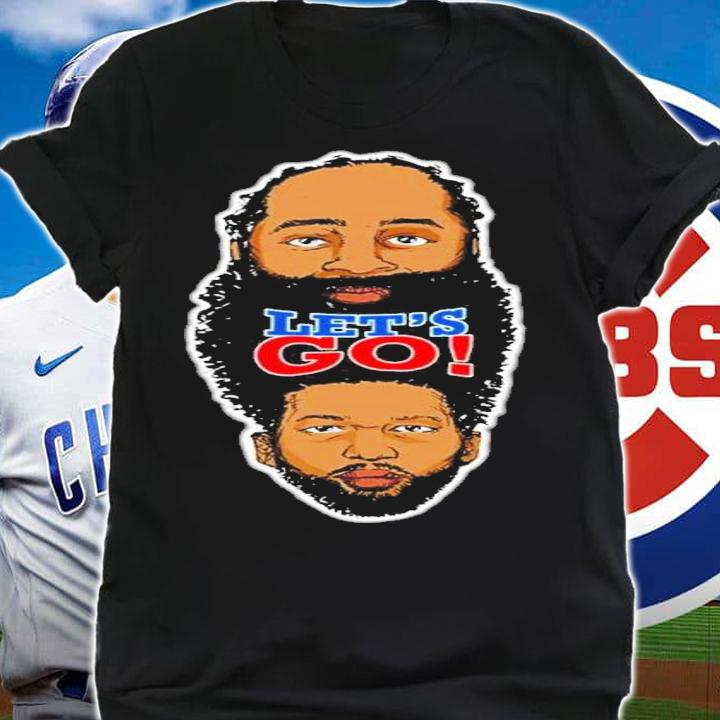 James Harden Sixers Duo Let's Go Basketball Shirt t-shirt shirt