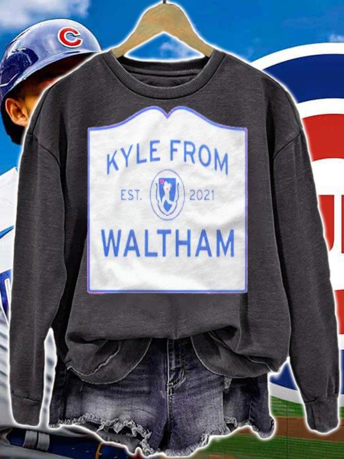 Kyle Schwarber Kyle From Waltham Est 2021 Ver2 Shirt t-shirt sweatshirt