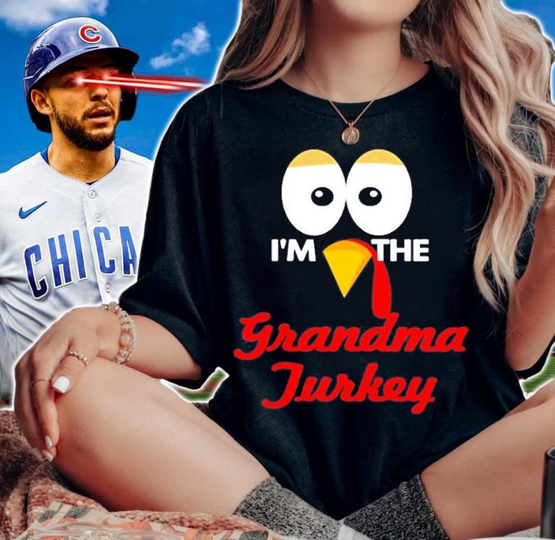 Im The Grandma Turkey T-Shirt t-shirt woman shirt