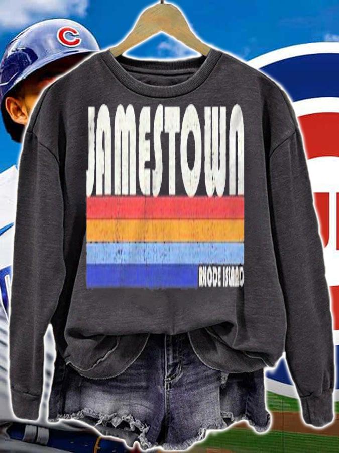 Vintage 70S 80S Style Jamestown Ri Shirt t-shirt sweatshirt