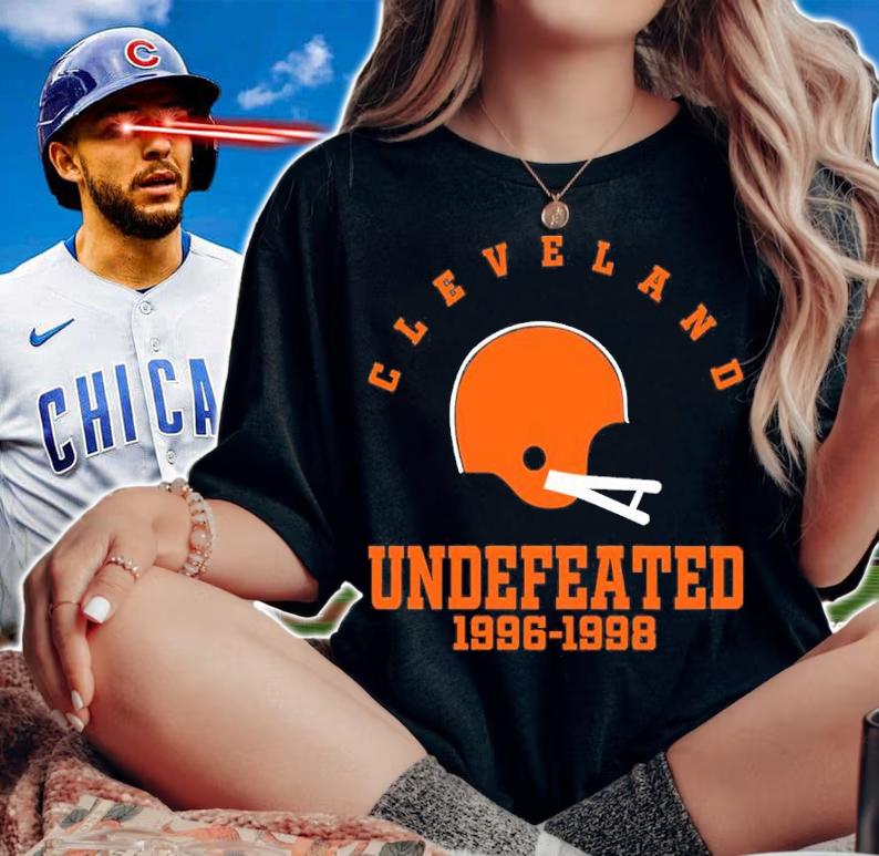 Cleveland Undefeated 1996-1998 Shirt woman shirt