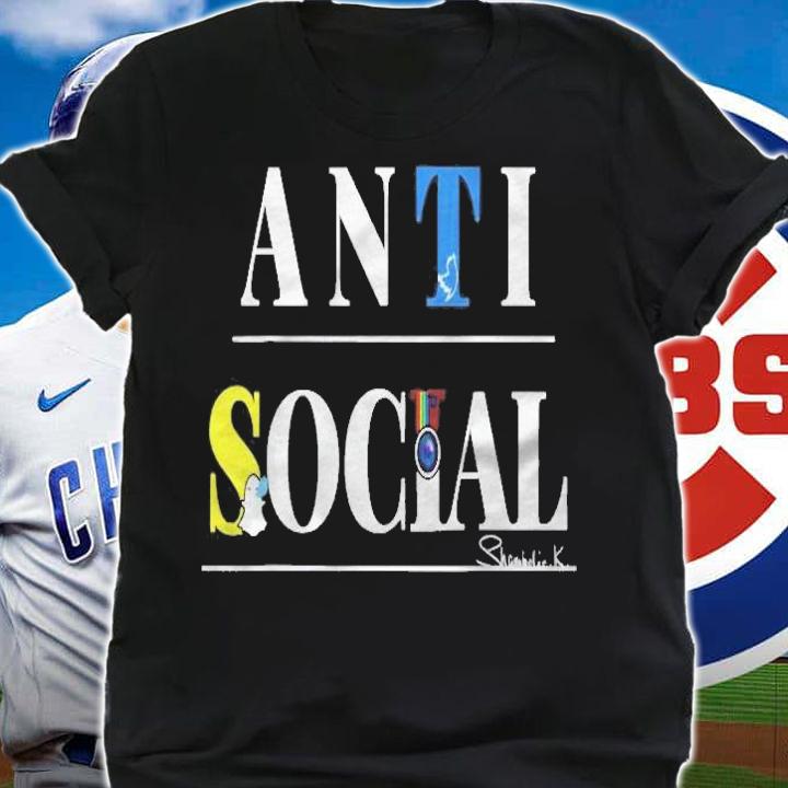 Cool Anti Social Media For Halloween Gift T-shirt