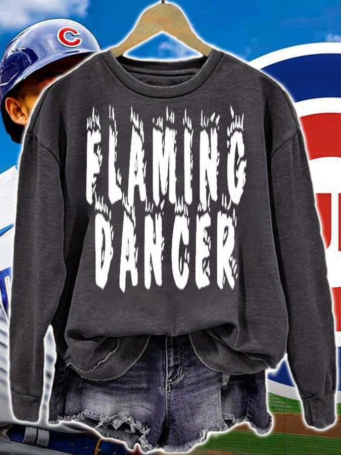Flaming Dancer Dancing Lover Gift T-Shirt sweatshirt