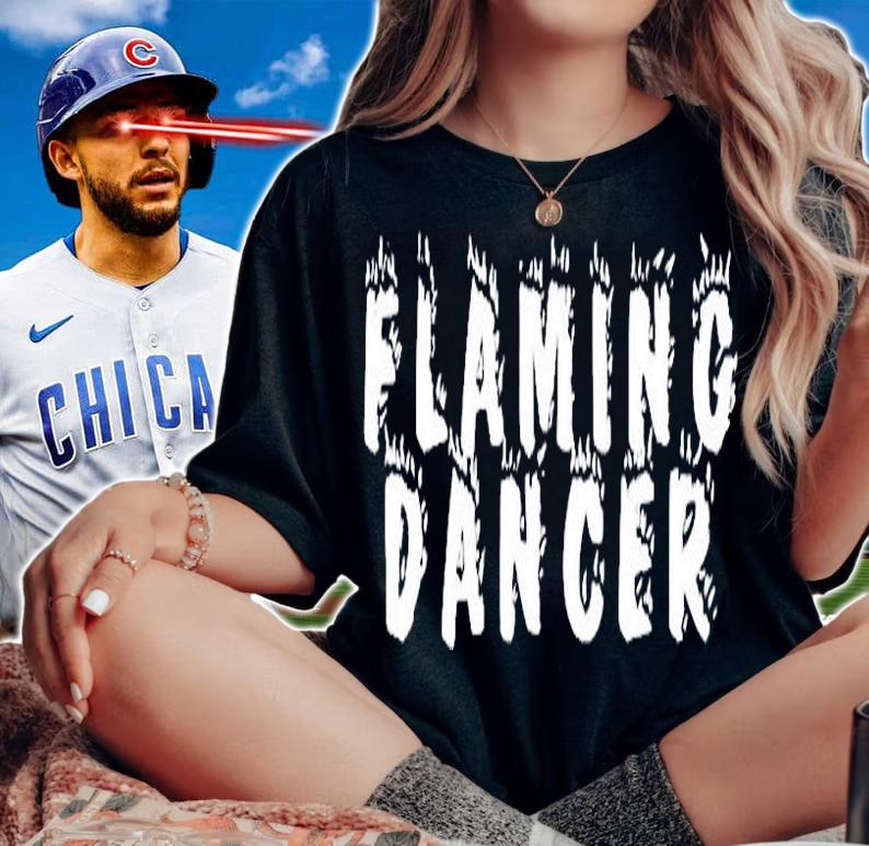 Flaming Dancer Dancing Lover Gift T-Shirt woman shirt