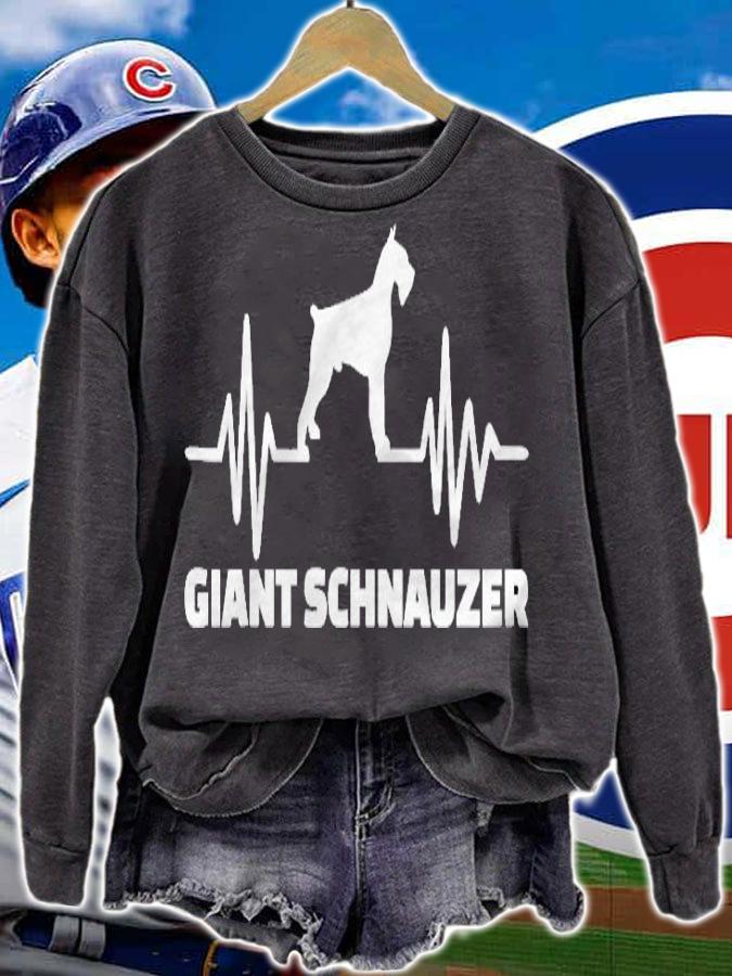 Giant Schnauzer Frequency Dog Lover Gift Shirt sweatshirt