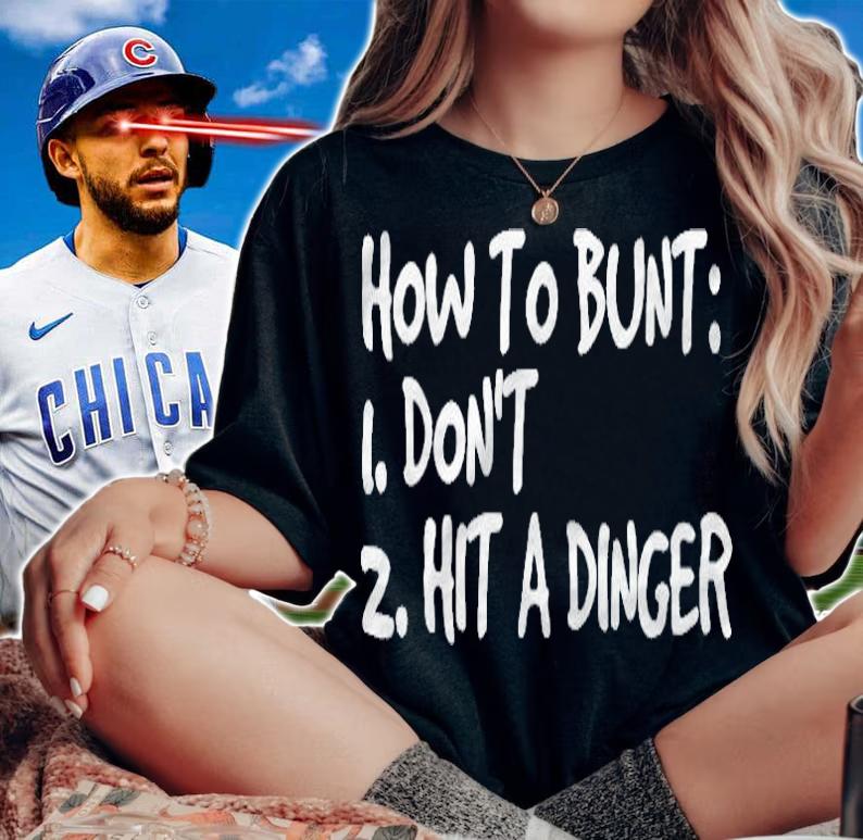 How To Bunt Dont Hit Dinger Funny Baseball Gift Idea Shirt