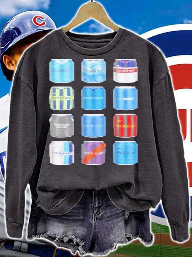 Manchester City FC Classic Kit Can Shirt sweatshirt