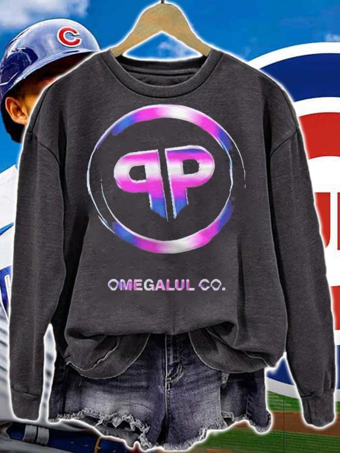 Papaplatte Omegalul Co logo T-shirt