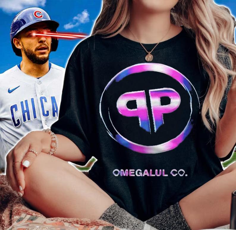 Papaplatte Omegalul Co logo T-shirt