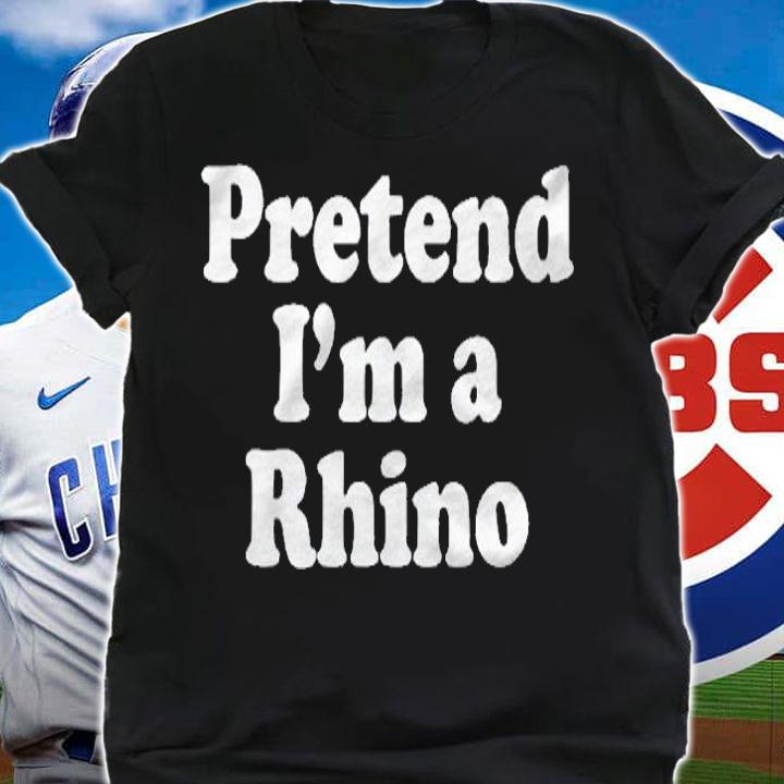 Pretend Im A Rhino Funny Lazy Easy Halloween Costume Shirt shirt