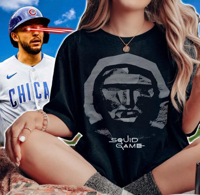 Squid Game geometric front Man T-shirt woman shirt
