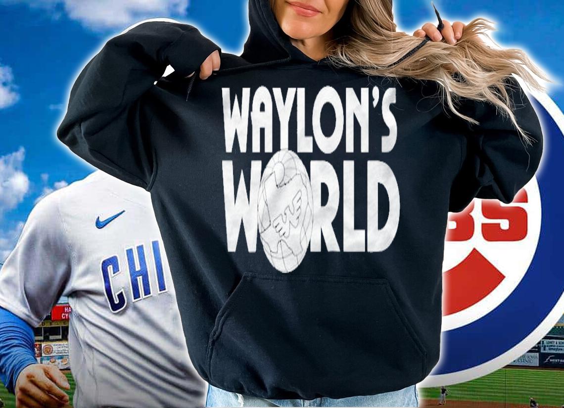 Waylon Jennings Official Merchandise Waylons World Raglan Baseball Shirt