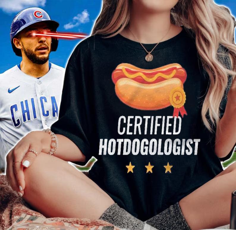 Certified Hotdogologist Funny Hot Dog Gift Hotdog Shirt woman shirt