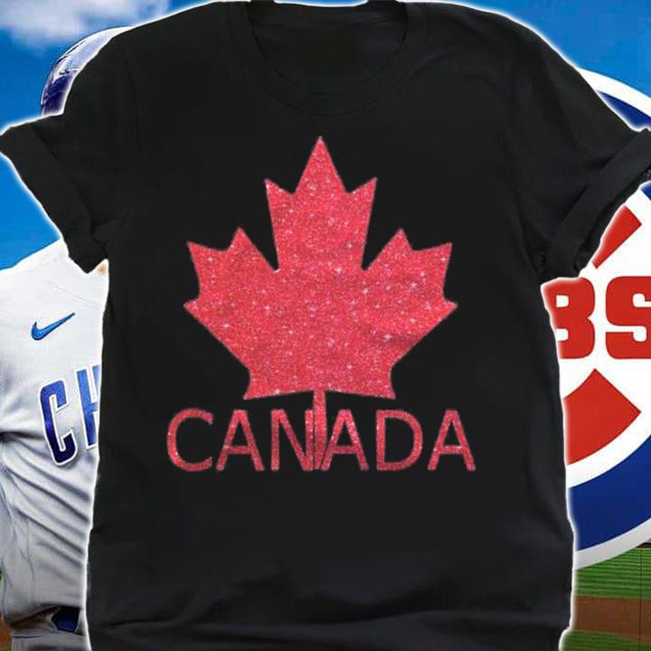 Distressed Canada Flag Maple Leaf In Artistic Red Shirt shirt