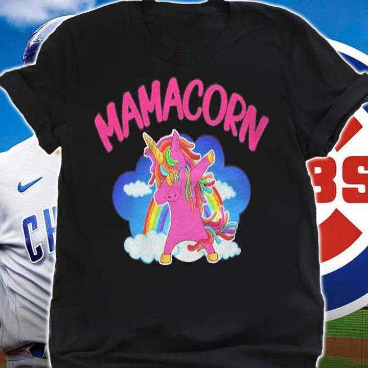 Funny Mothers Day Tshirt Mama Unicorn Design For Moms Shirt