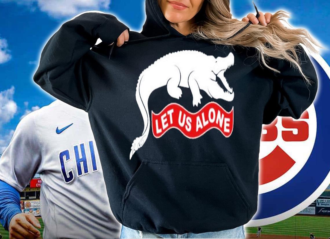 Gov Ron Desantis Dinosaur Let Us Alone Shirt hoodie