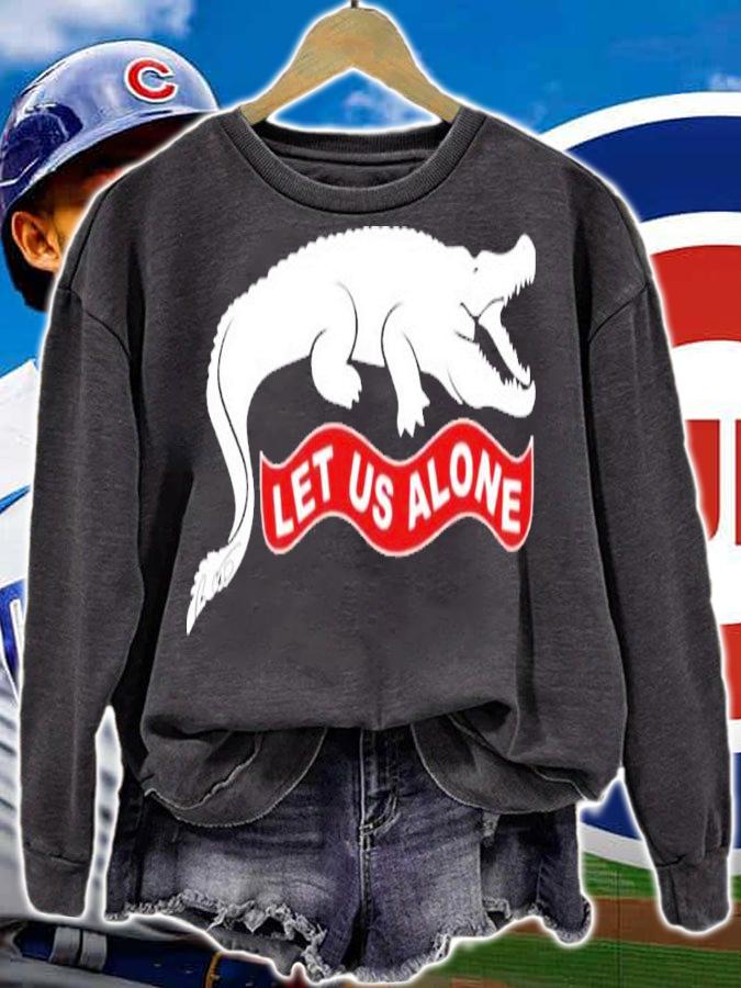 Gov Ron Desantis Dinosaur Let Us Alone Shirt sweatshirt
