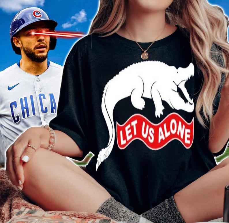 Gov Ron Desantis Dinosaur Let Us Alone Shirt woman shirt