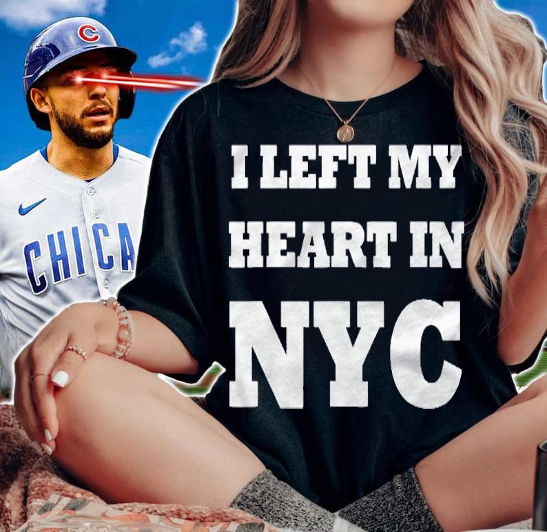 I Left My Heart In Nyc Gift Shirt woman shirt