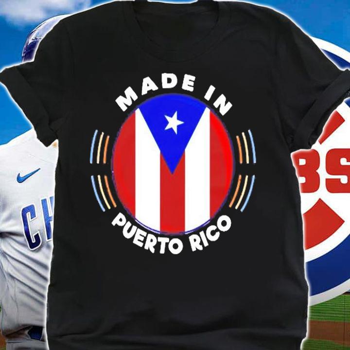 Made In Puerto Rico Vintage Shirt Puerto Rico Flag By Asj T-Shirt
