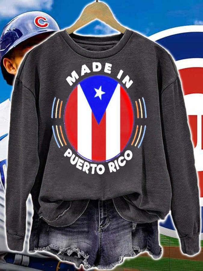 Made In Puerto Rico Vintage Shirt Puerto Rico Flag By Asj T-Shirt