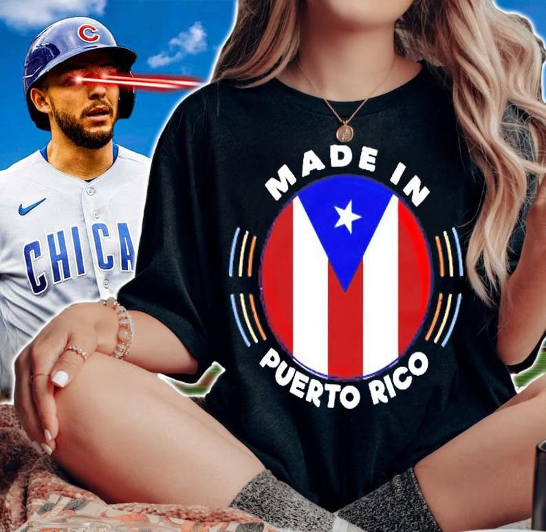 Made In Puerto Rico Vintage Shirt Puerto Rico Flag By Asj T-Shirt