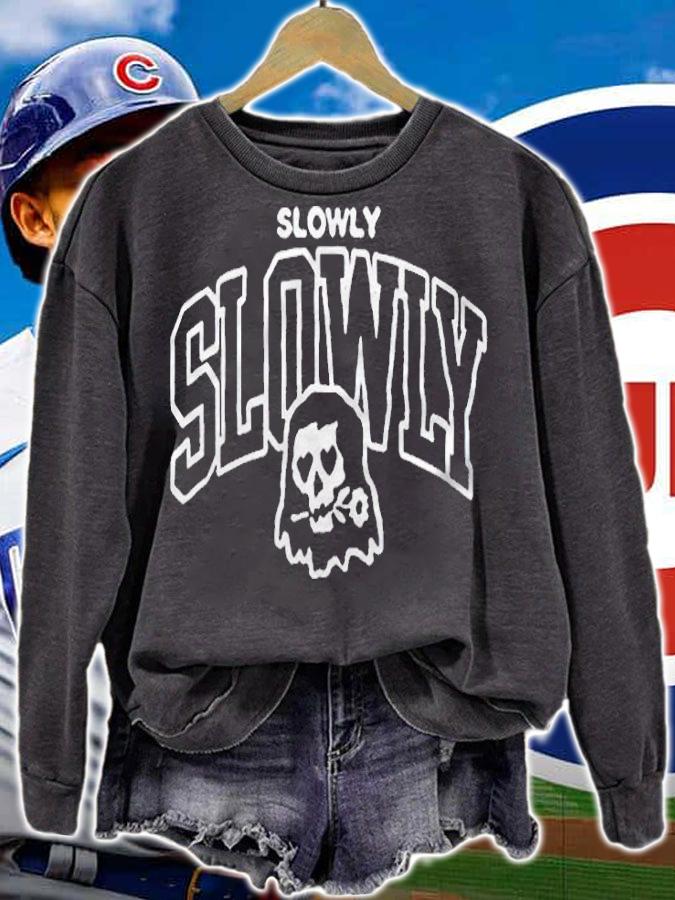 Slowly Slowly Skeleton T-shirt sweatshirt