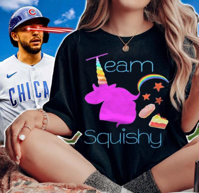 Team Squishy Forever Unicorn Donut Cake Star Shirt woman shirt