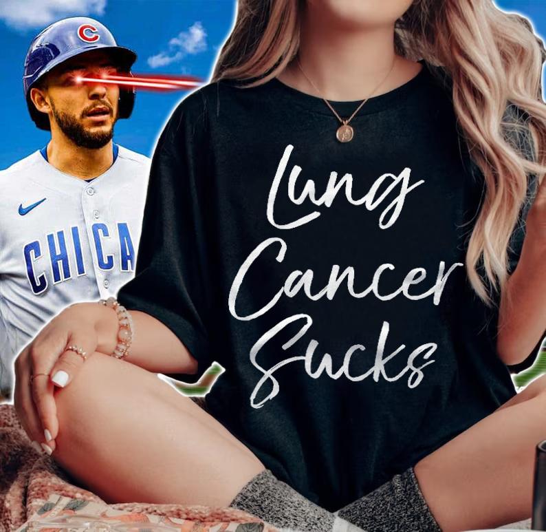 Womens Cancer Sucks Lung Cancer Awareness Gift Lung Cancer Sucks Shirt