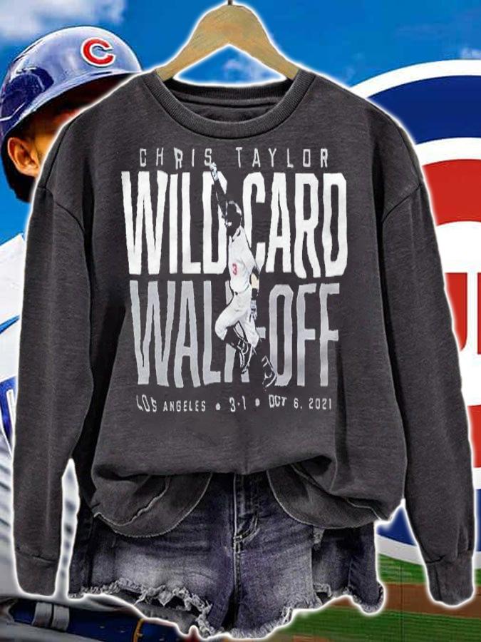 Chris Taylor Wild Card Walk-Off LA T-shirt sweatshirt