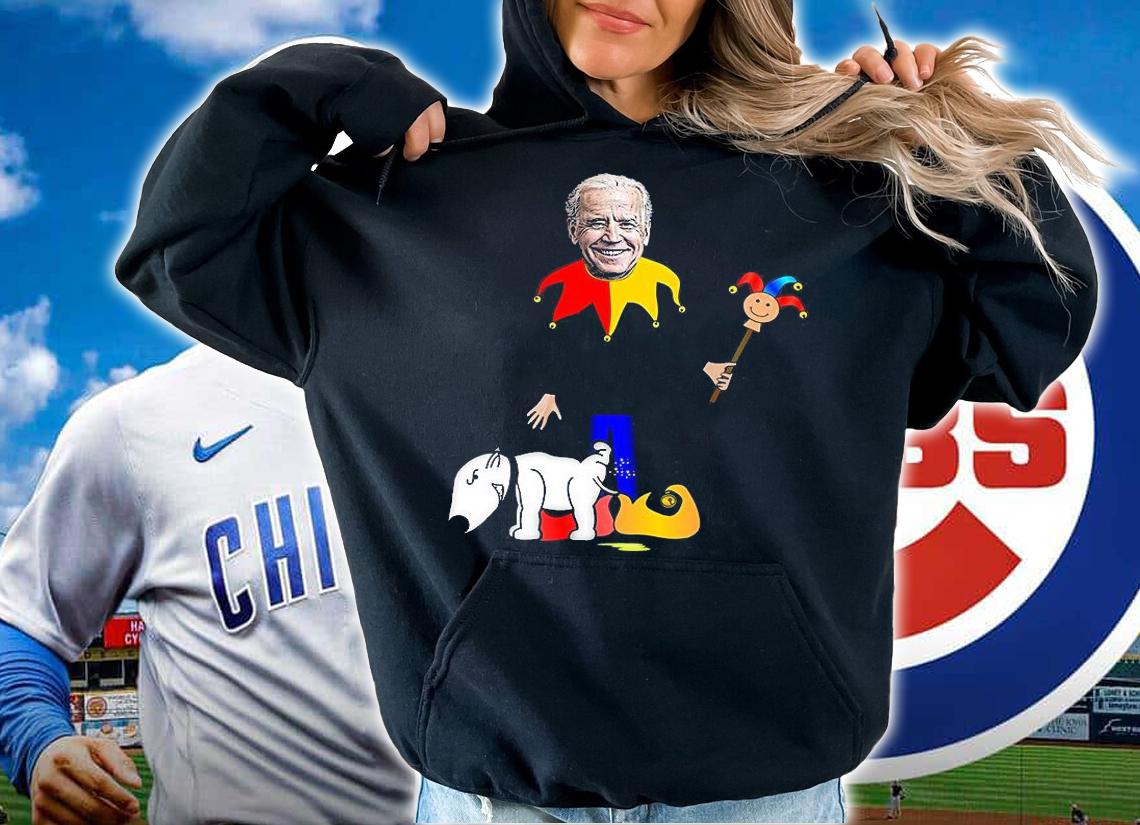 Dog Pees on Jester Joe Biden T-Shirt hoodie
