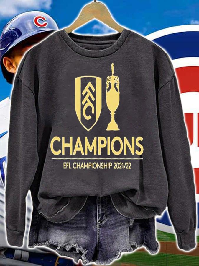 Fulham Champions EFL Championship 2021 2022 T-Shirt sweatshirt