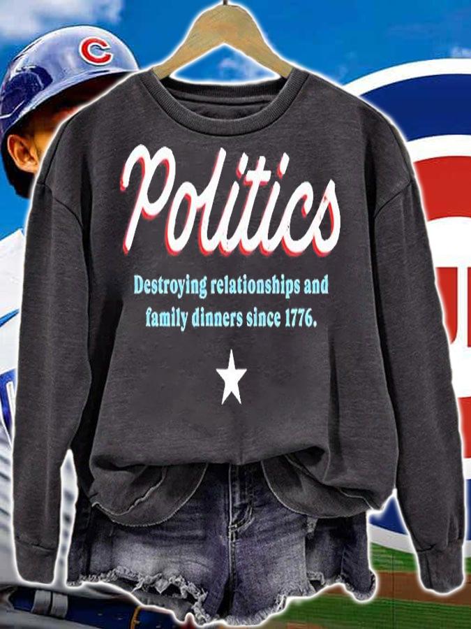 Politics Destroying Relationships And Family Dinners T-Shirt