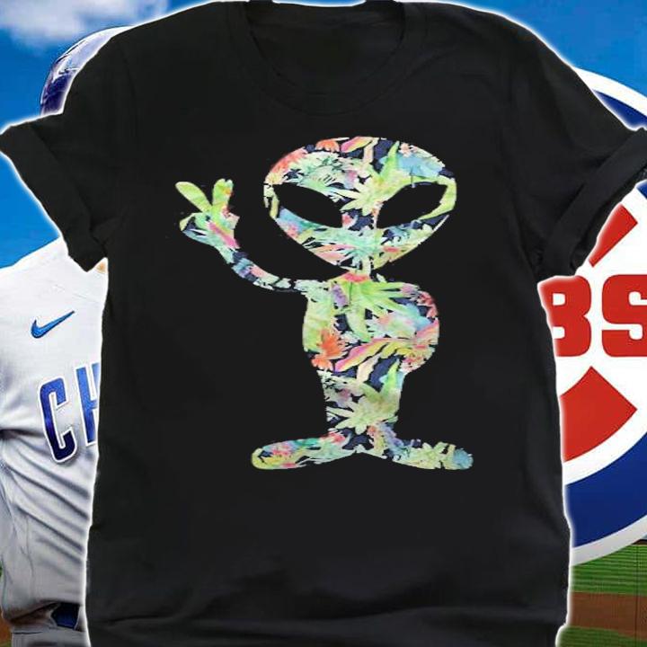 Tropical Alien Ancient Aliens Halloween T-shirt shirt