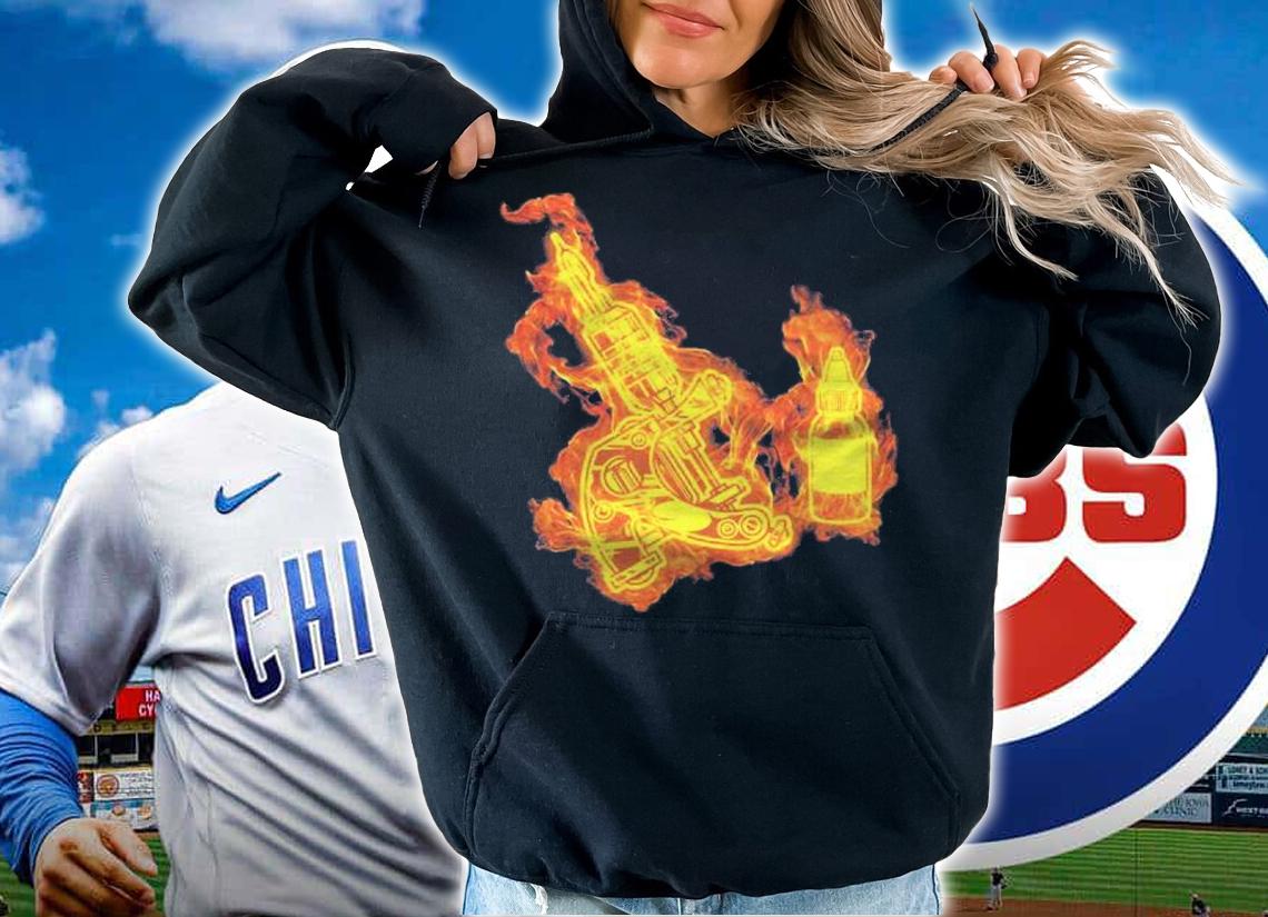 Fire Tattoo Needle And Ink Flames Tattooist Tattoo Artists Shirt hoodie