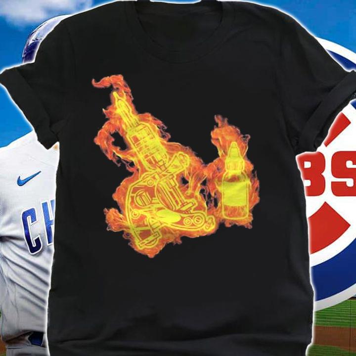 Fire Tattoo Needle And Ink Flames Tattooist Tattoo Artists Shirt shirt