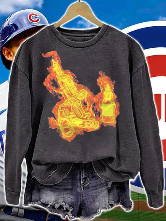 Fire Tattoo Needle And Ink Flames Tattooist Tattoo Artists Shirt sweatshirt