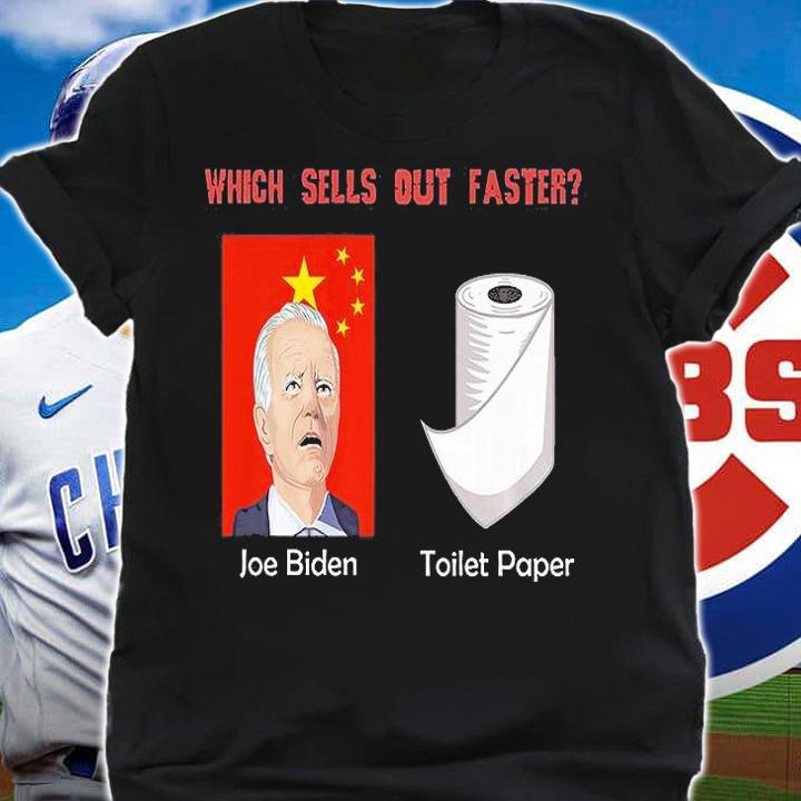 Funny Political Meme Satire Sleepy Joe Biden China Sellout T-Shirt shirt