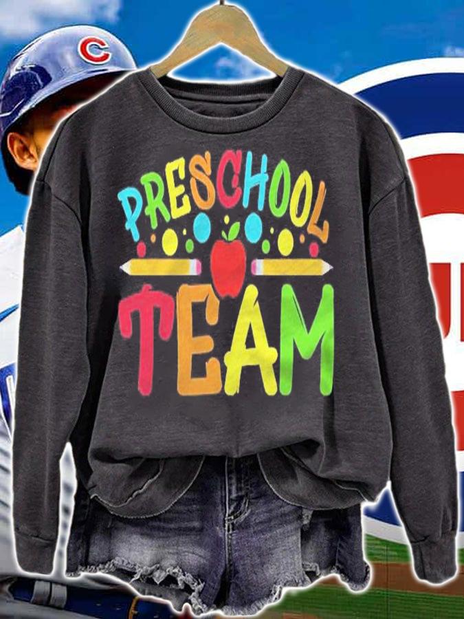 Preschool Team Preschool Teachers Back To School Students Shirt