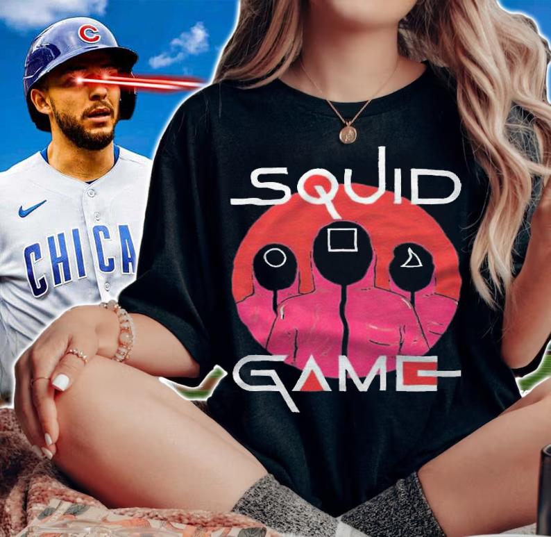 Squid Game Red Jumpsuits NPC T-shirt, hoodie and v-neck woman shirt