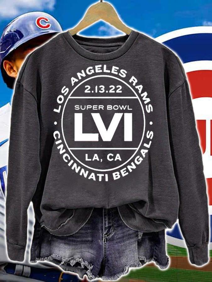 Cincinnati Bengals Vs. Los Angeles Rams Super Bowl LVI Matchup Tickets Please Shirt