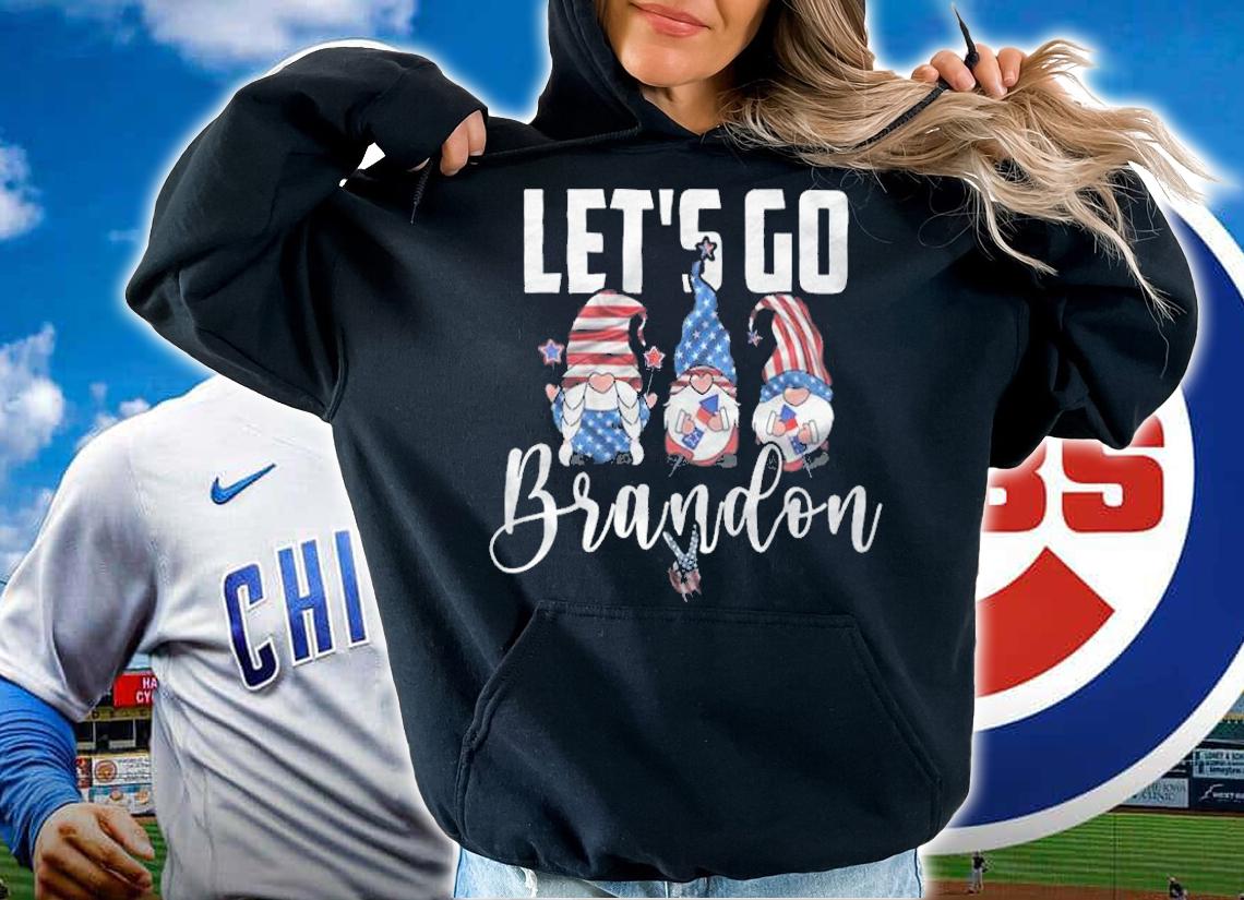 F Joe Biden gnomes Christmas Let's Go Brandon USA Flag Anti Biden FJB T-Shirt