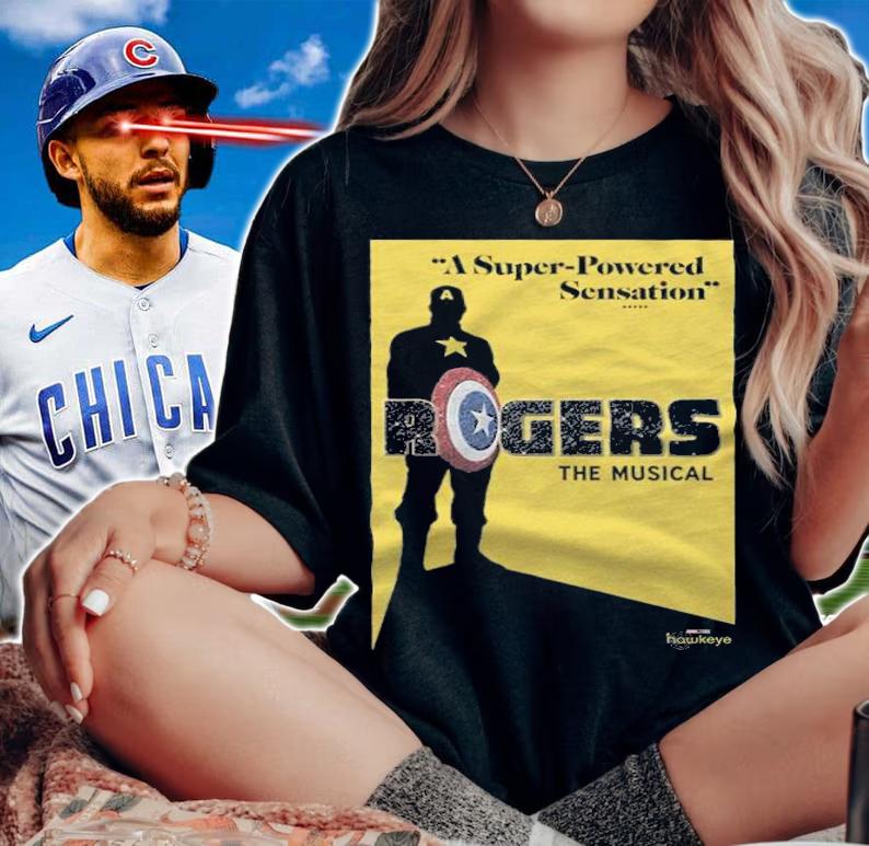 Marvel Hawkeye Rogers The Musical poster T-shirt woman shirt