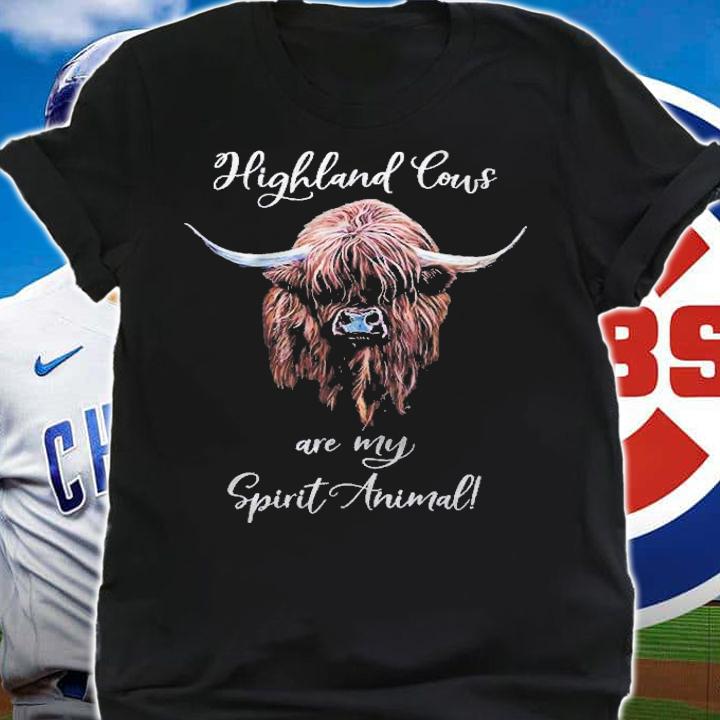 Scottish Highland Cow Spirit Animal Shirt shirt